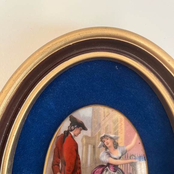 Vintage Rococo Style Framed Art Set - Picture 5 of 5